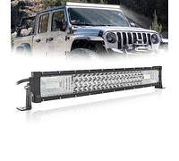 SKYWORLD 32-Inch 405W LED Light Bar, Spot/Flood Combo Beam, IP67 Waterproof Off-Road Work Light for Trucks, UTV, ATV, Boats, Trailers - 6000K, 1PCS