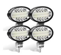 SKYWORLD 4 Pcs Oval LED Tractor Light, 5.5 inch 20W Offroad Driving Work Lamp 12V 24V LED Headlight Waterproof for Car Off road Boat Truck 4x4 SUV ATV Tractors Excavator, 6000K White, Fog Lamp