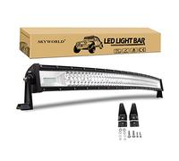 SKYWORLD 42 inch 540W Curved LED Work Light Bar, Tri Row 12V 24V Offroad Bar Lamp Driving Fog Lights Waterproof for 4x4 Car Off Road Trucks SUV UTE Vehicles, Flood Spot Combo Beam, 6000K White