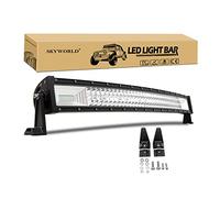 SKYWORLD Curved LED Work Light Bar, 32 Inch 405W Thin Slim LED Bar Offroad