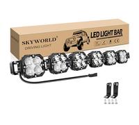 SKYWORLD Linkable LED Light Bar, 40 Inch 180W Driving Pod Lights 12V 24V