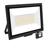 SKYWORLD Security Lights Outdoor Motion Sensor Led 200W, 20000LM Floodlights with PIR Sensor IP66 Waterproof Ultra Thin Garden Light Warm White 6000K for Construction Site, Backyard, Garage 1PCS