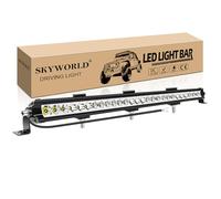 SKYWORLD Single Row Car led Light bar, 29 inch 90W 9000LM Spot Flood Combo Beam Work Driving Offroad Bar Lamp for 4x4 Off Road Truck SUV UTE ATV 4x4 Boat Tractor, IP67 Waterproof 6000K White