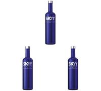 SKYY Vodka 70 cl, 40% ABV - Premium Quadruple Distilled American Vodka (Pack of 3)