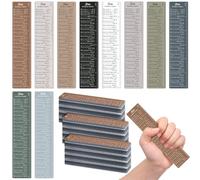 Skyygemm 20 Pcs Books of The Bible Ruler 6 Inch Ruler Bulk Straight Edge Ruler Christian Bible Emergency Numbers Plastic Ruler Religious Bookmarks for Sunday School Rewards Church Party Supplies
