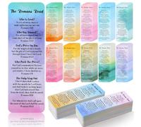 Skyygemm 240 Pcs Romans Road to Salvation Bookmarks - 6 x 2 Inches, Multicolor, Cardstock, Ideal for Church, Sunday School, Gifts