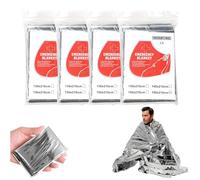 Skyzone Double-Sided Reflective Emergency Blanket 160x210cm - Thermal Insulation for Outdoor Survival, Hiking & Marathon Safety (4)