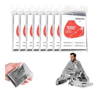 Skyzone Double-Sided Reflective Emergency Blanket 160x210cm - Thermal Insulation for Outdoor Survival, Hiking & Marathon Safety (8)