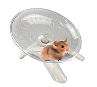Skyzone Silent Spinner Wheel, 18cm Running Wheel with Adjustable Stand for Caged Dwarf Syrian Hamster, Gerbils and Other Small Animals
