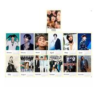 SKZ BP SVT A-TEEZ Babymonster Desktop Calendar 2026 Gift Photo Desk Calendar for New Year Gift (B.T.-s)