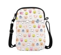 SKZ CrossBody Bag SKZOO K-POP Fans Gift SKZ Cartoon Member Shoulder Bag SKZ Merchandise For K-POP Fans SKZ Gifts (CB, SKZ Mini-PY2)