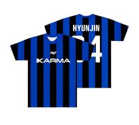 SKZ Karma T-Shirts Crewneck Short Sleeve Dominate World Tour Merch Women Men Fashion Streetwear Tee (Style 3,M)