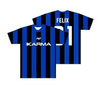 SKZ Karma T-Shirts Crewneck Short Sleeve Dominate World Tour Merch Women Men Fashion Streetwear Tee (Style 1,M)