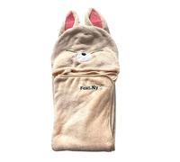 SKZ-oo Plush Cloak with Hood Stray-kids Shawl ‘STAY’ Bangchan & Felix Blanket (Foxi.ny)