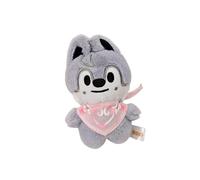 SKZ Plush Keychain with Scarf STAY mini Keyring 10 cm stray-kids Wolf Chan Han Quokka Bbokari Key Chain Pendant (Wolf Chan)