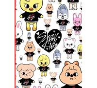 Skzoo Fan Made 120 page lined notebook, Stray Kids inspired: christmas gift, stocking filler, Notebook