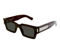SL 572 002 Unisex Sunglasses Acetate Havana Grey Squared