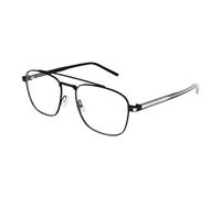 SAINT LAURENT SL 665 OPT 001 Unisex Optical frames Metal Black Transparent Pilot