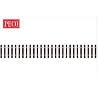 Peco SL-700BH Streamline Code 124BH Nickel Silver Wooden Sleeper Track(12)