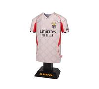 SL Benfica 25/26 Away Metal Football Shirt - Officially Licensed Miniature Alloy Replica Jersey Collectible Display Gift - Personalise Customisable Name & Number Decals