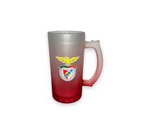 SL Benfica Official Beer Glass - Benfica Heavy Duty Caneca Cerveja - Boxed Gift Football Drinks Tankard (15cm in Height)