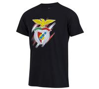 SL Benfica SLB Men's T-Shirt - Official Collection Lisbon - Football, Black, XL
