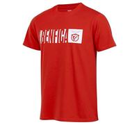 SL Benfica SLB Men's T-Shirt - Official Collection Lisbon - Football, Red, L