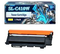 SL-C410W Toner Cartridge Compatible for Samsung Xpress SL-C410W Xpress SL-C460FW Xpress SL-C460FW MFP Xpress SL-C460W MFP Printers, With Chip Large Capacity 1500 Pages (1 Pack Yellow)