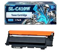SL-C410W Toner Cartridge Compatible for Samsung Xpress SL-C410W Xpress SL-C460FW Xpress SL-C460FW MFP Xpress SL-C460W MFP Printers, With Chip Large Capacity 1500 Pages (1 Pack Cyan)