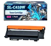 SL-C410W Toner Cartridge Compatible for Samsung Xpress SL-C410W Xpress SL-C460FW Xpress SL-C460FW MFP Xpress SL-C460W MFP Printers, With Chip Large Capacity 1500 Pages (1 Pack Magenta)