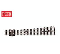 Peco SL-E389 Large Radius Turnout Left Hand - N Gauge