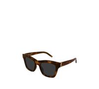 SAINT LAURENT SL M156 003 Woman Sunglasses Acetate Havana Grey Cat Eye