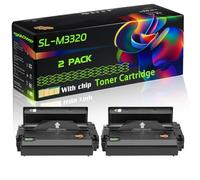 SL-M3320 Compatible for Samsung Toner Cartridge with Chip ProXpress M3320ND M3370FD M3370ND M3820DW M3870DW M3870FW M4020ND Printer (2-Pack Black)