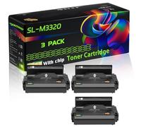 SL-M3320 Compatible for Samsung Toner Cartridge with Chip ProXpress M3320ND M3370FD M3370ND M3820DW M3870DW M3870FW M4020ND Printer (3 Pack Black)