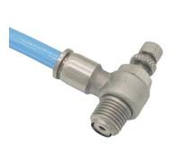 SL M5 1/8" 1/4" 3/8" 1/2" BSP x 4-12mm Press Fit Push in Air Speed Control Valve Throttle Pneumatic 304 Stainless Homebrew Size : 1/8"(6mm-sl(bspt),45299)