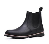 SL-Saint Men's Handmade Classic Chelsea Boots Genuine Cowhide Slip On Fashion Casual (Black Leather Lining, Adult, Men, 7, Numeric, UK Footwear Size System, Wide)
