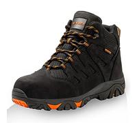 SL-Saint Men's Waterproof CompositeCapToe Hiking Boots Full Grain Nubuck Leather Comfortable Shoes 6‘’ (adult, men, numeric_7, numeric, uk_footwear_size_system, medium)