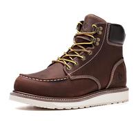 SL-Saint Waterproof Steel/Soft Moc Toe Classic Fashion Safety Work Boots for Men,Industrial Construction Insulated 6'' (Moderm Soft Toe, Adult, Men, 6.5, Numeric, UK Footwear Size System, Wide)