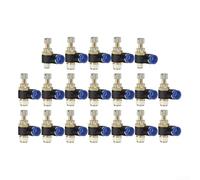 SL Series L Shape Push Fit Throttle Valve Designed for Reliable Sealing and Consistent Air Flow Control in Industrial Pneumatics (SL4-01)