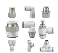 SL SpeedControlElbow Pneumatic Fittings Connection 3/8 1/2 1/4 1/8 Inch to 12mm 10mm 8mm 6mm 4mm 5/16 5/32 Air Hose Tube Pipe Fitting Connector 10Pcs(8MM to 04(BSP1-2))