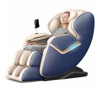 SL-Track Zero Gravity Massage Chair Recliner with AI Scan, Deep Tissue Shiatsu Full Body Massage, Heat Therapy, Bluetooth Audio, Space Saving for Home Office(Blue)