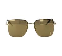 Sl312 M Sunglasses - unisex - Saint Laurent - Sunglasses - Yellow - ONE SIZE - Accessories ONE SIZE