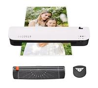 SL399 Laminator Machine Set 2 Roller System with Hot and Cold Lamination Includes Laminating Pouches Corner Rounder for Home Office School Supplies