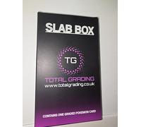 Slab Box Total Grading TCG Mystery Pack, 1x Graded Pkm Card, Official Sealed UK Packaging
