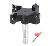 Slab Flattening Router Bit 1/2 Shank, Exra Large 3" Cutting Dia 4-Wing, Insert Carbide CNC Spoilboard Surfacing Router Bit, Wood Planer Planing Bit for Flycutter/Slab Leveler/Rabbeting by SICWOOD.