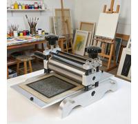 Slab Roller Engraving Press with Adjustable Roller Height & Even Printing Pressure for Artists & Printmakers - Ideal for Etching and Relief Printing