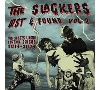 SLACKERS - LOST FOUND VOL 2 BONE W/BLACK SPLATTER VINYL - Vinyl Rec - E72z