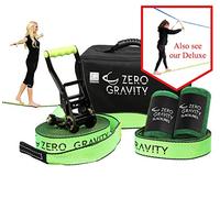Slackline Kit | Carry Storage Bag | Tree Bark Protectors | Tight Rope Slack Lines for Backyard, Park, Camping | Gift Kids, Children, Adults, Christmas, Fathers, Mothers, Yoga, RV, Core Strength