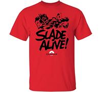 Slade Slade Alive! Retro 1970's Rock Glam Rock Dave Knoddy Holder t Shirt Red