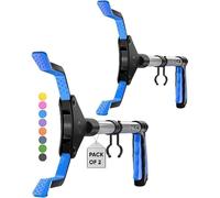SLAH 32inches Litter Picker Grabber Stick, Helping Hand Grabbers for Disabled, Litter Pickers for Adults Foldable Rotating 360 Degree Reaching Aids (Blue Pack 2)